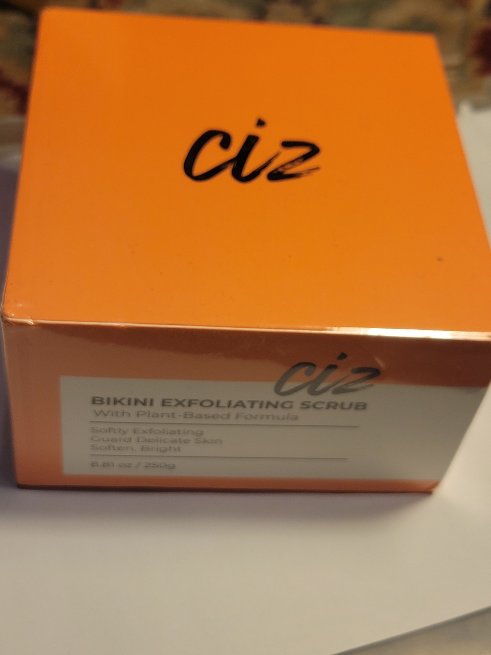 Orange Bikini Exfoliating Scrub – Gentle Plant-Based Formula